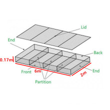 ISO China Supplier Galvanized Stone Basket Hexagonal Box Galvanized Reno Mattress Galfan Gabion PVC Coated Cage